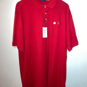 Polo Ralph Lauren Classic Fit Soft Touch Red Polo Shirt Men's Size 2XL New